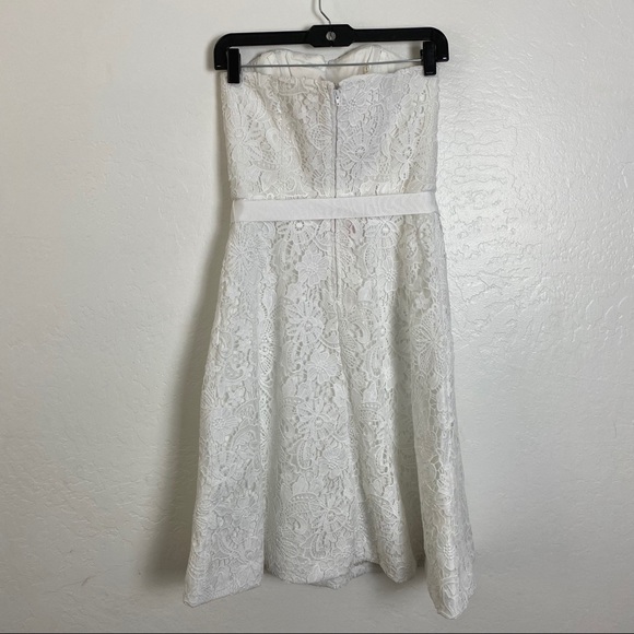 Lilly Pulitzer Siena Dress White Lace Strapless 0 NWT - Picture 2 of 3